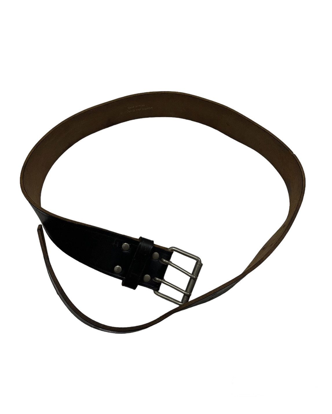 Comme des Garcons × Comme des Garcons Homme × Comme des Garcons Homme Plus Comme des Garcons Homme Plus Leather Belt Distressed W36 Size ONE SIZE - 2 Thumbnail