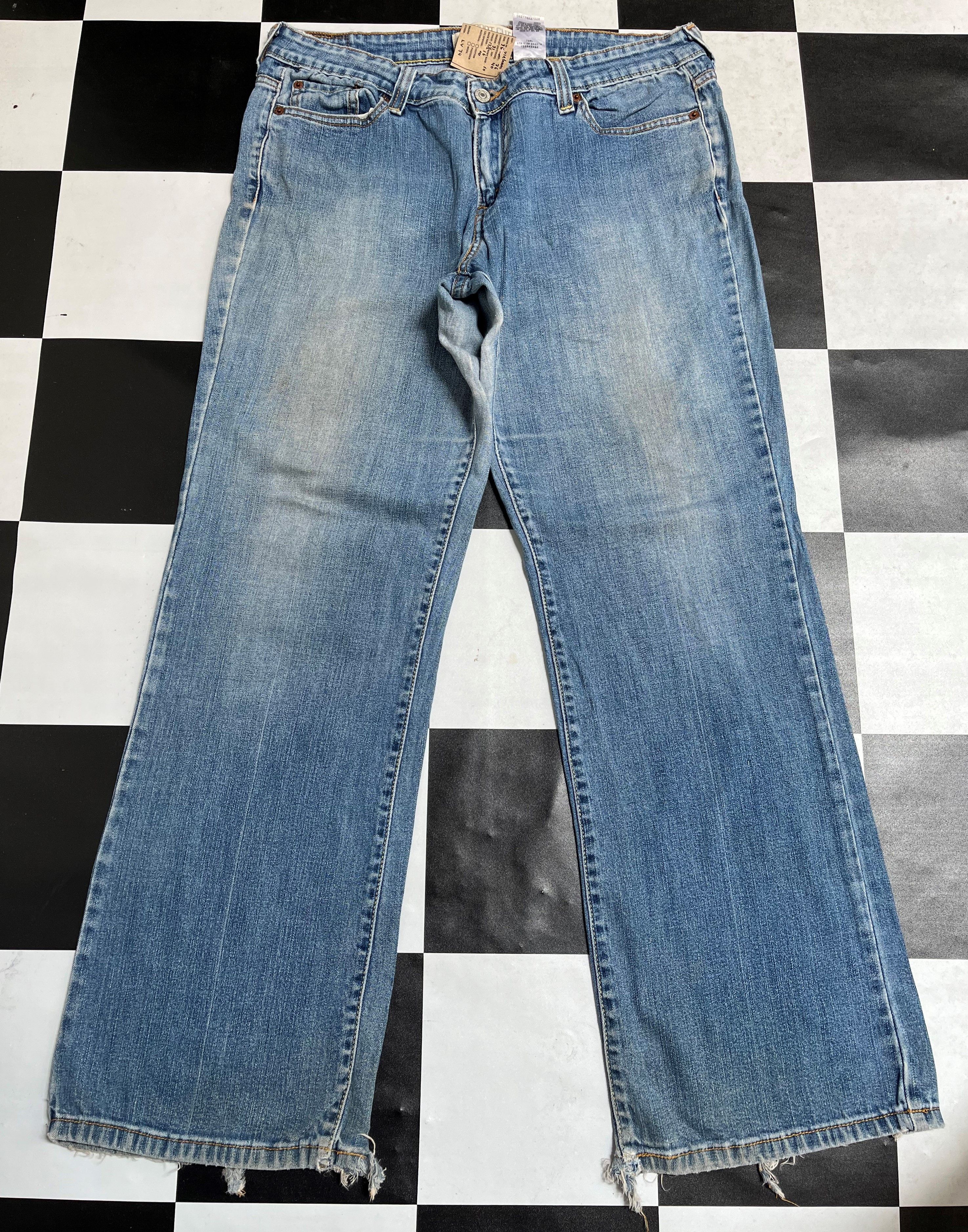 image of Distressed Denim x Levis Vintage Levis 545 Boot Cut Faded Denim Jean L74 in Blue, Men's (Size 36)