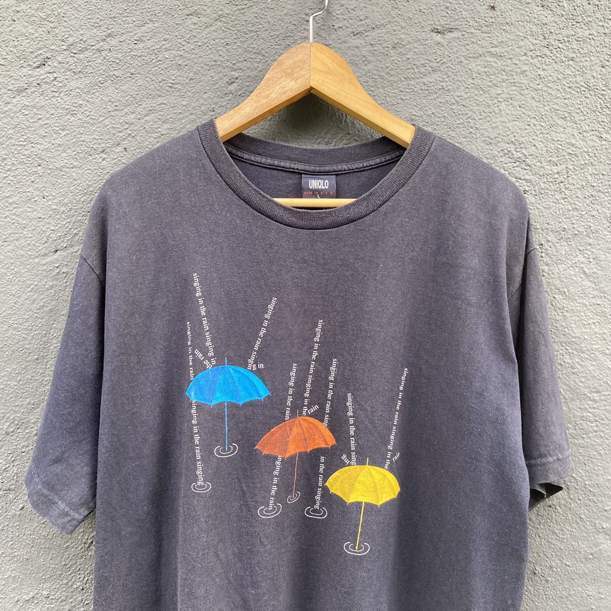 Uniqlo Thrashed Faded Vintage Y2K Uniqlo USA ERD GRUNGE GRAIL TEE Size US L / EU 52-54 / 3 - 2 Thumbnail