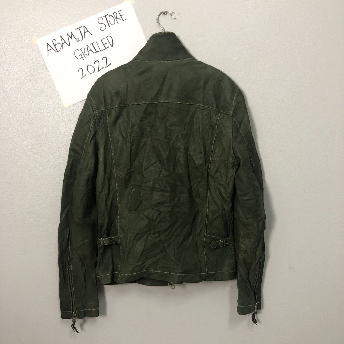Vintage Vintage Harris Paris Zipper Ups Leather Jacket Size US M / EU 48-50 / 2 - 8 Thumbnail