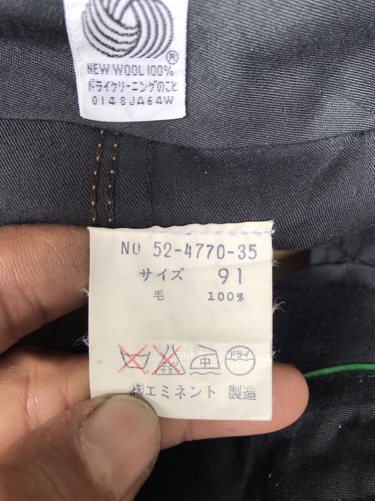 Mr. Junko Vintage Mr Junko Golf Super Baggy Wool Trousers Size US 34 / EU 50 - 12 Thumbnail