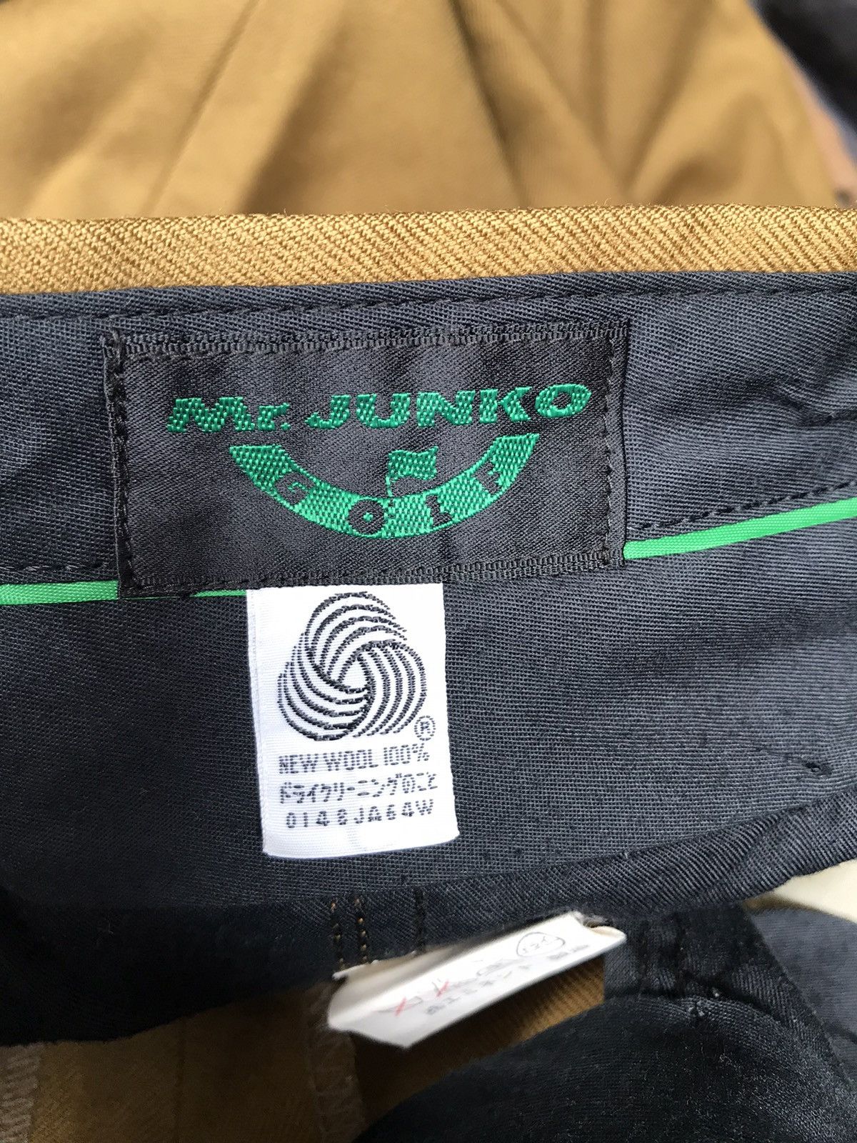 Mr. Junko Vintage Mr Junko Golf Super Baggy Wool Trousers Size US 34 / EU 50 - 11 Thumbnail