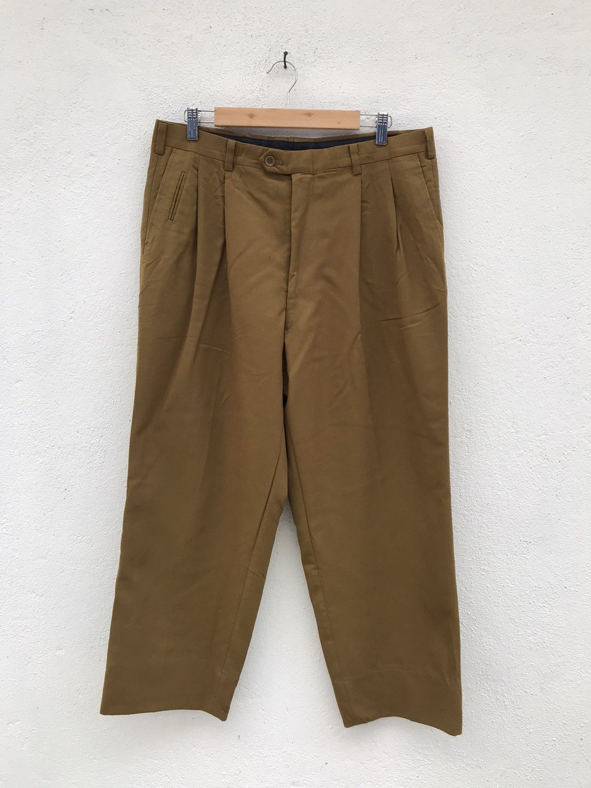 Mr. Junko Vintage Mr Junko Golf Super Baggy Wool Trousers Size US 34 / EU 50 - 1 Thumbnail