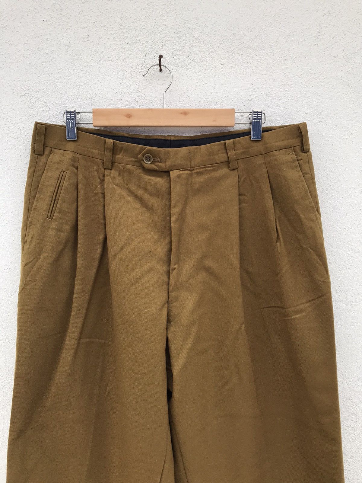 Mr. Junko Vintage Mr Junko Golf Super Baggy Wool Trousers Size US 34 / EU 50 - 2 Thumbnail