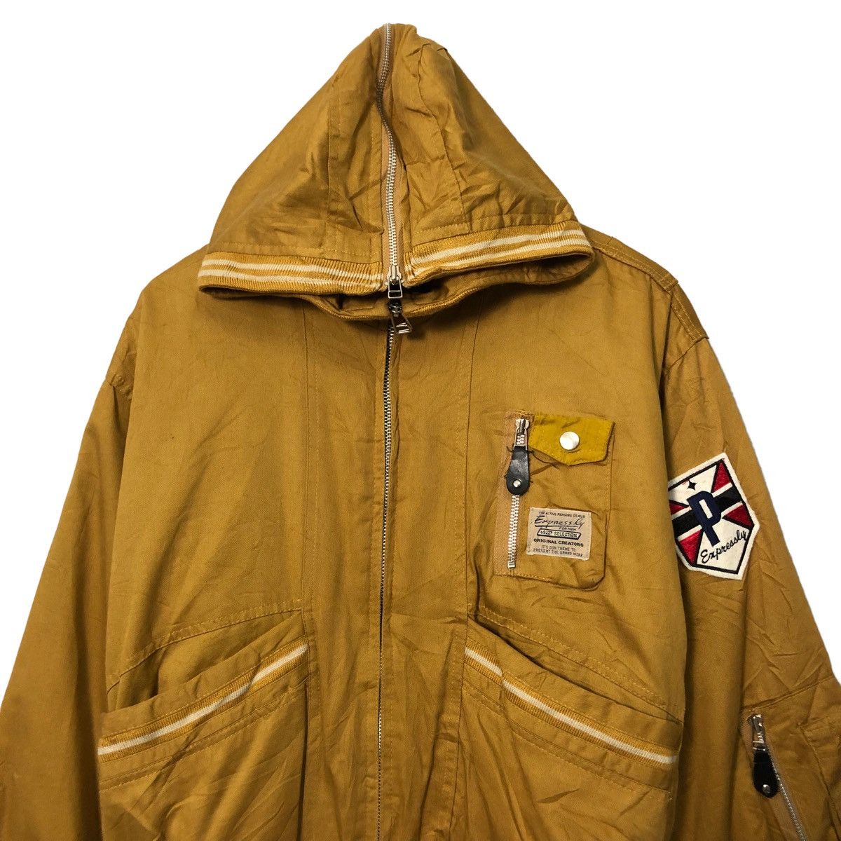 Japanese Brand Vintage Expressly For Men Zipper Ups Hoodie Jacket Size US XL / EU 56 / 4 - 4 Thumbnail
