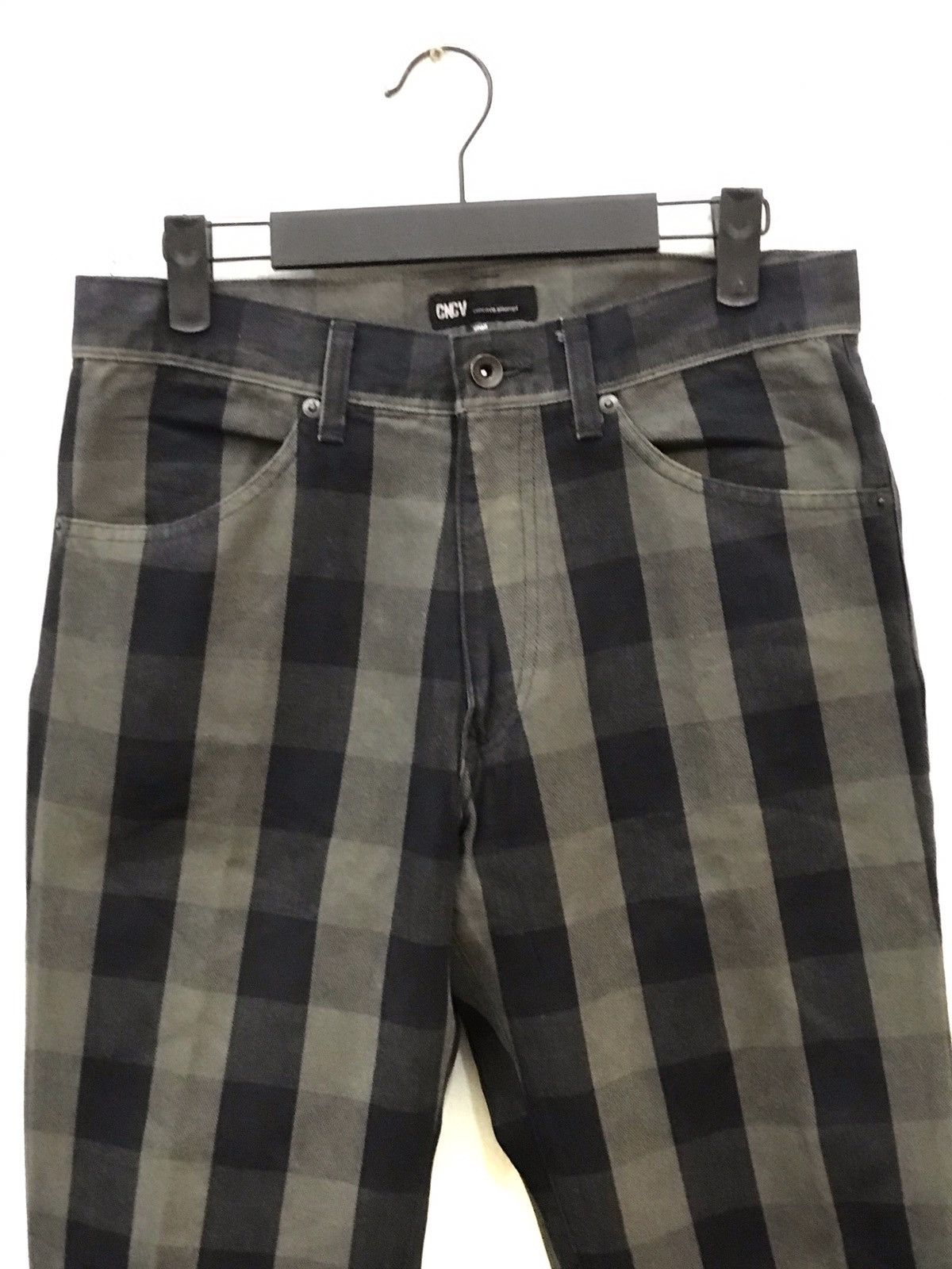 Japanese Brand × Seditionaries Japanese Brand CNCV Concave Attempt Tartan Plaid Jeans Size US 30 / EU 46 - 2 Thumbnail