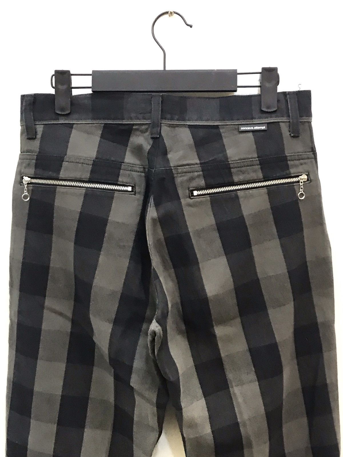 Japanese Brand × Seditionaries Japanese Brand CNCV Concave Attempt Tartan Plaid Jeans Size US 30 / EU 46 - 5 Thumbnail