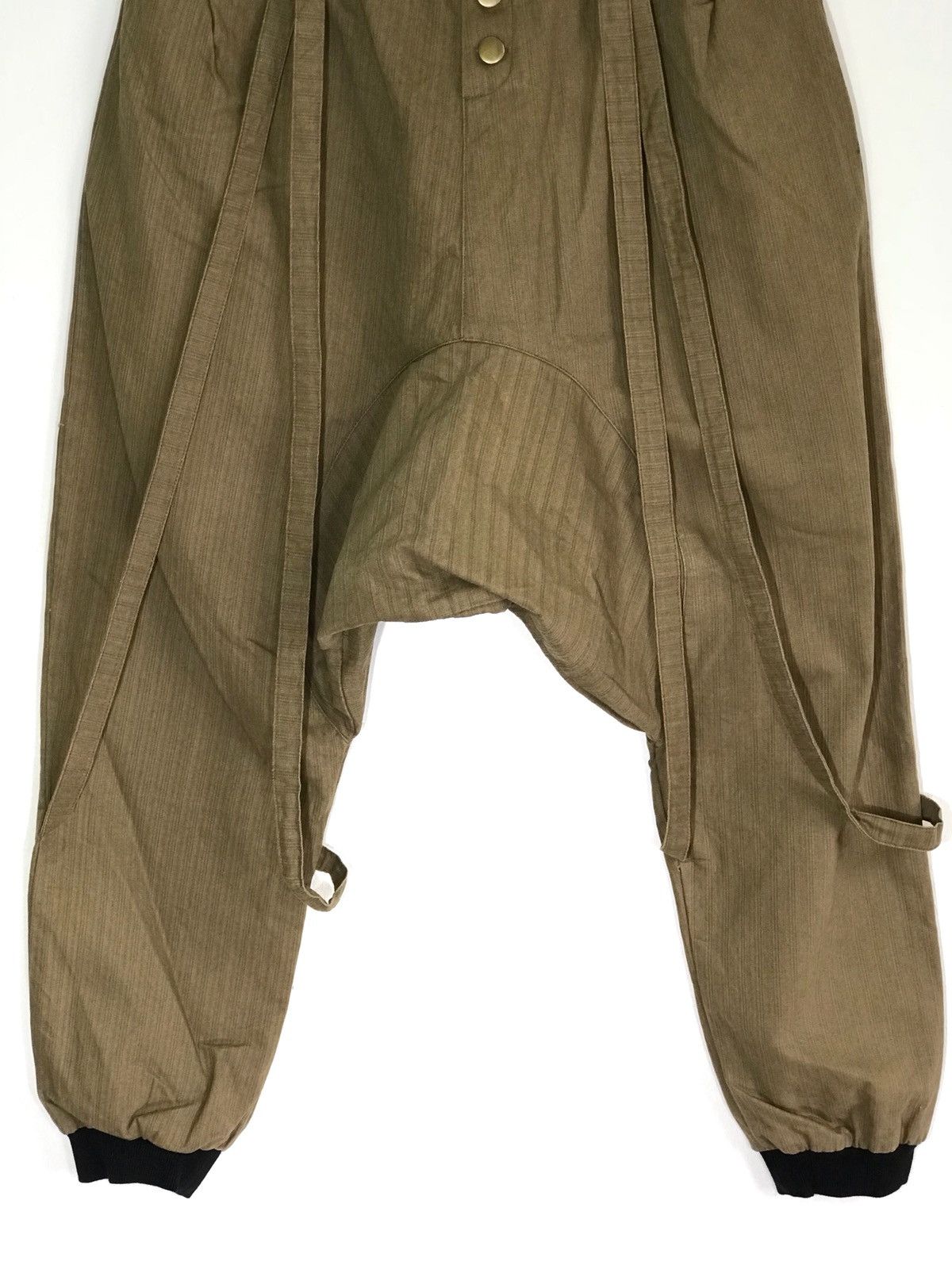 Japanese Brand Near Brand Drop Crotch Bondage Pants Stretched Waist Size US 33 - 6 Thumbnail