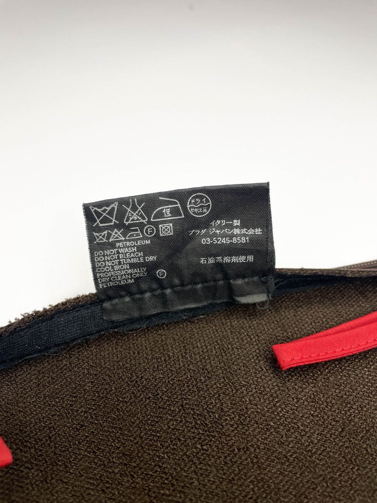 Prada × Vintage Prada Vintage Red Tab Pants Size 26" / US 2 / IT 38 - 7 Thumbnail
