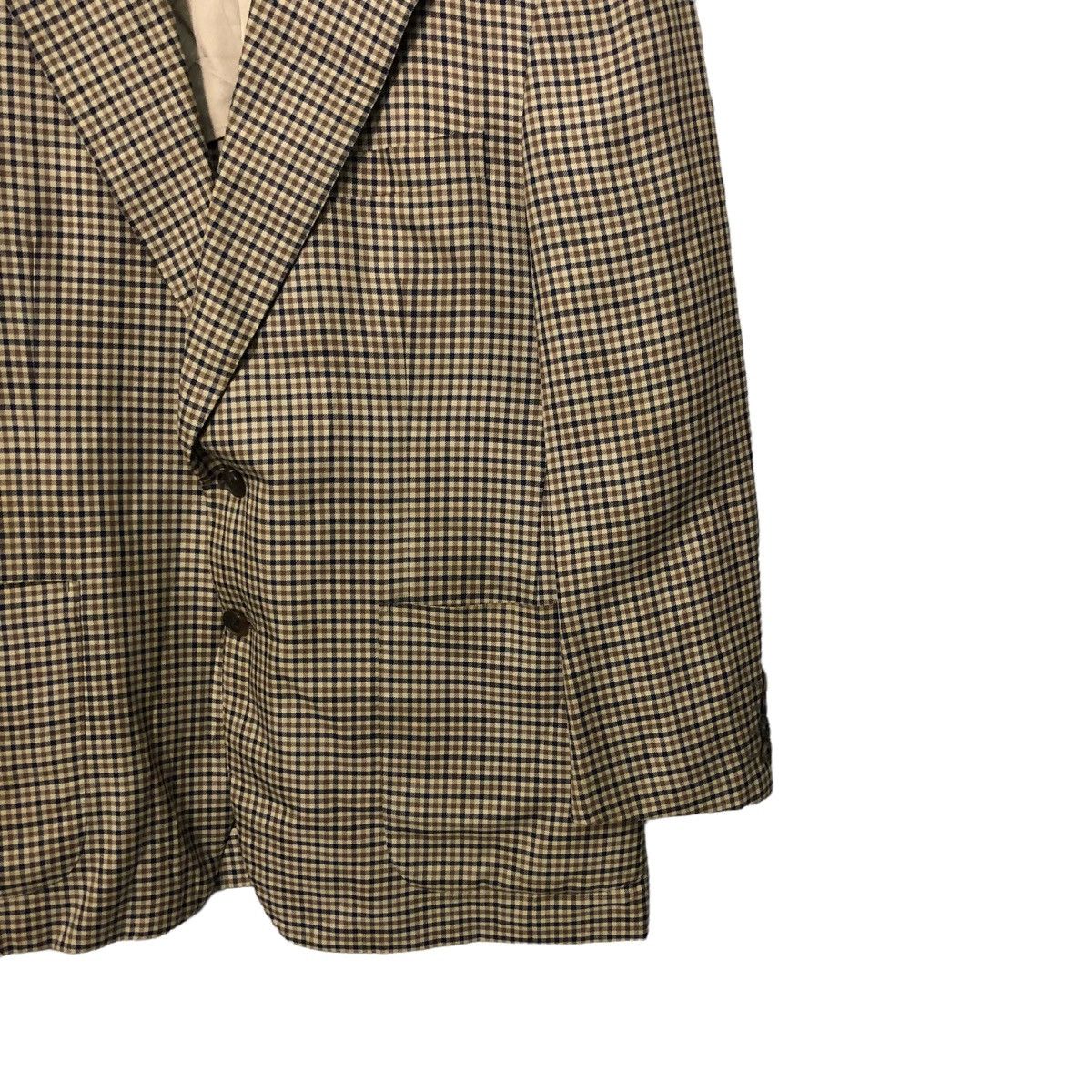 Aquascutum Vintage Aquascutum Plaid Blazer Coat Jacket Made in Japan Size US M / EU 48-50 / 2 - 2 Thumbnail