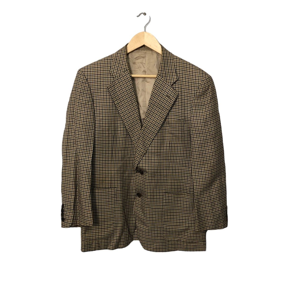 Aquascutum Vintage Aquascutum Plaid Blazer Coat Jacket Made in Japan Size US M / EU 48-50 / 2 - 1 Thumbnail