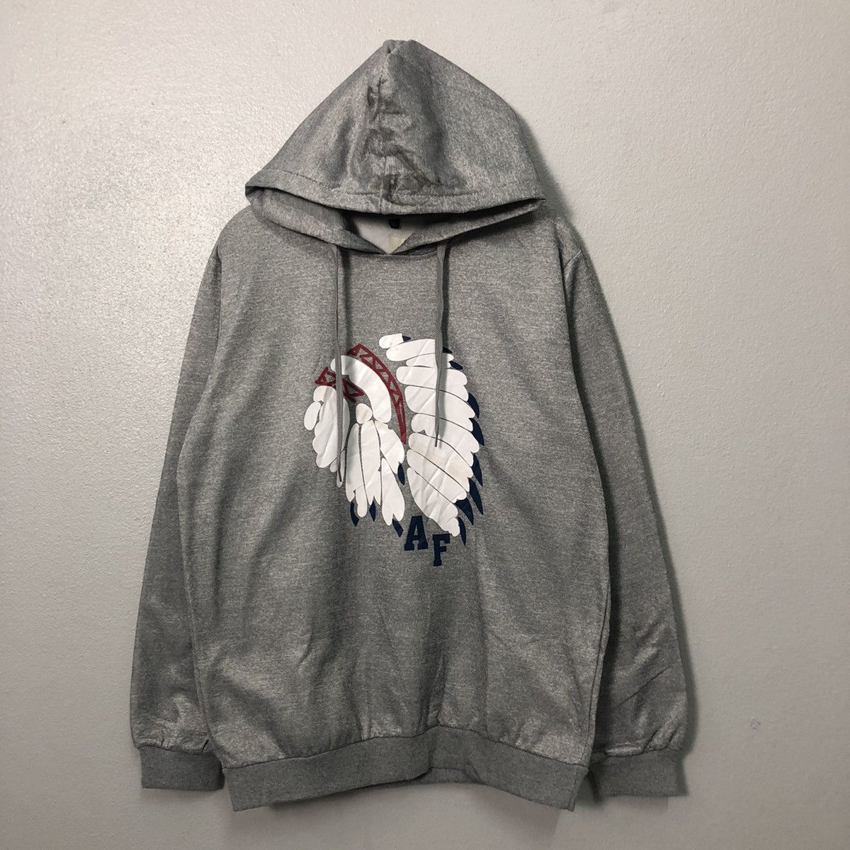 Japanese Brand Vintage Unbranded Big Logo Hoodie Sweatshirt Size US M / EU 48-50 / 2 - 1 Thumbnail