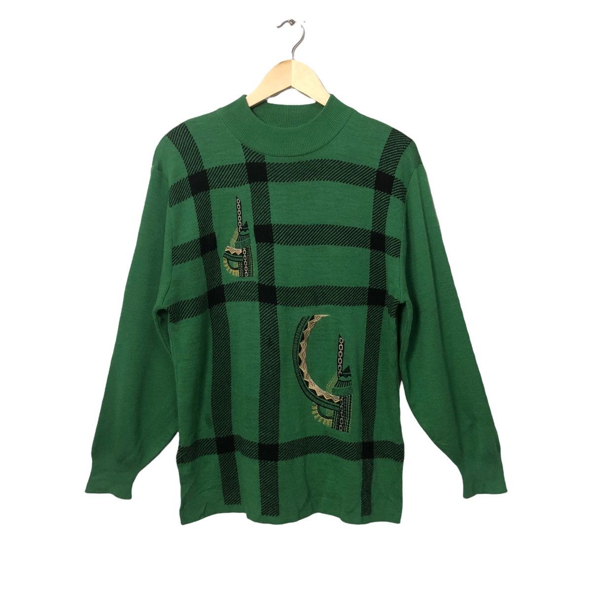 Aran Isles Knitwear × Other Vintage Unbranded Embroidered Knitwear Knitsweater Size US M / EU 48-50 / 2 - 1 Thumbnail
