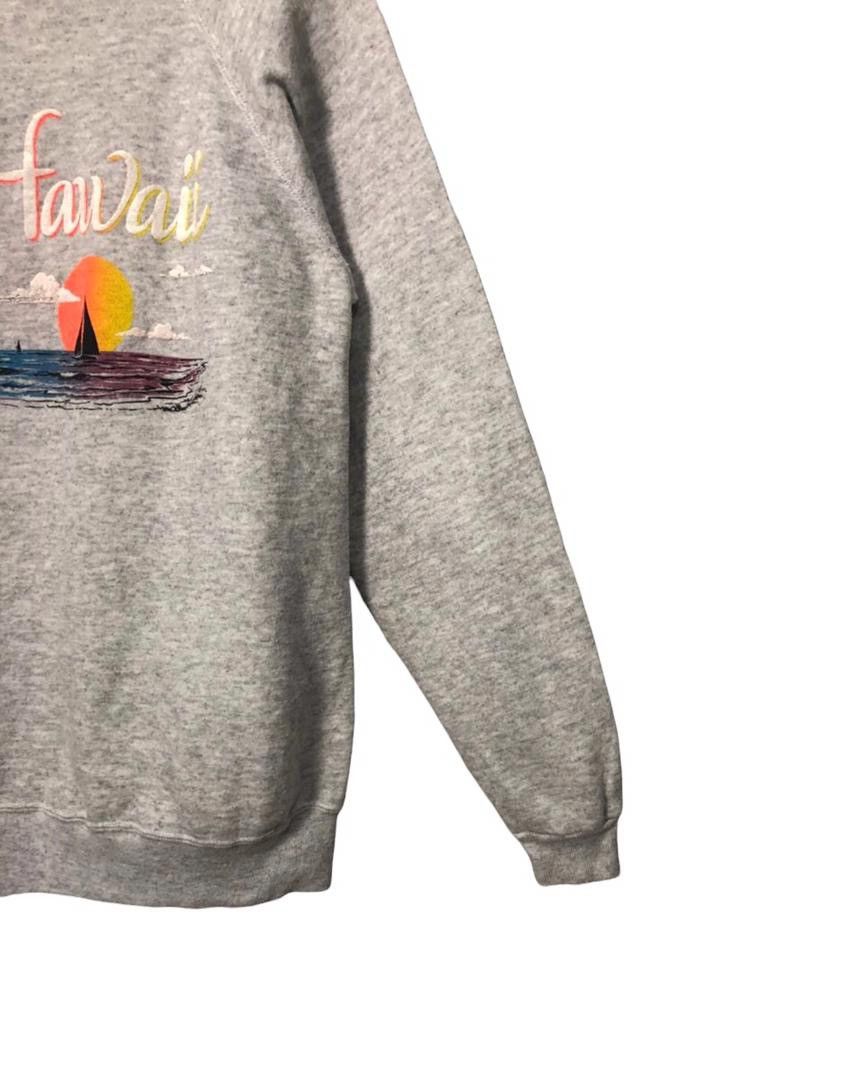 Hanes Vintage 90s Hawaii Island Crewneck Sweatshirt Made in USA Size US M / EU 48-50 / 2 - 2 Thumbnail