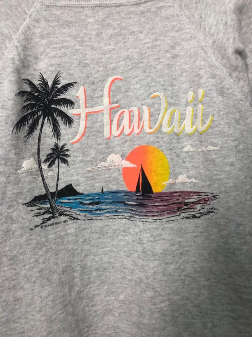 Hanes Vintage 90s Hawaii Island Crewneck Sweatshirt Made in USA Size US M / EU 48-50 / 2 - 5 Thumbnail