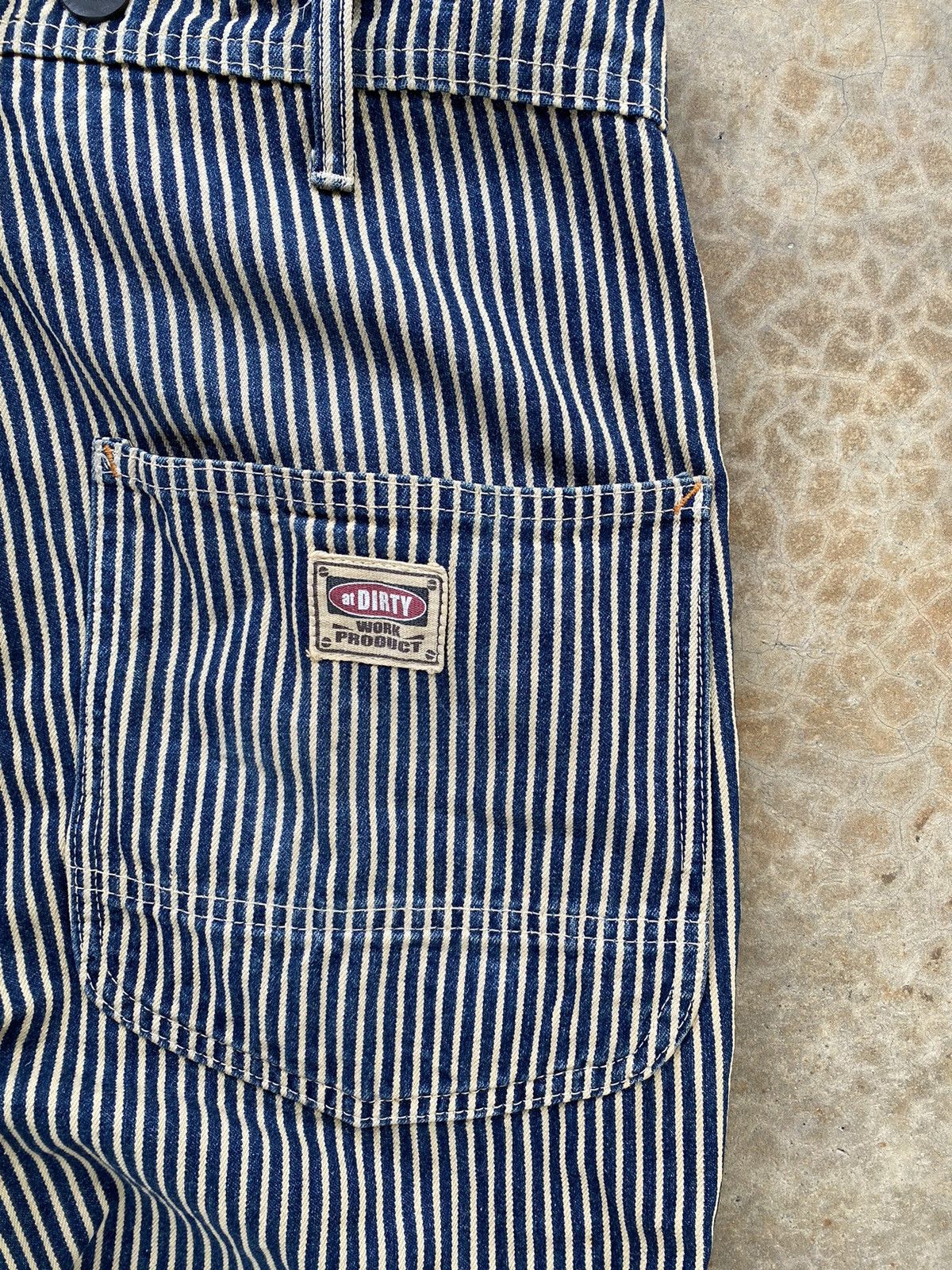 Japanese Brand Vintage Hickory Suspender Double Knee Distressed Pants Size US 32 / EU 48 - 10 Thumbnail