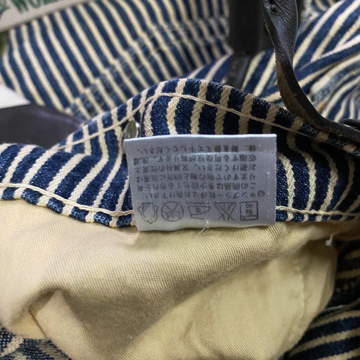 Japanese Brand Vintage Hickory Suspender Double Knee Distressed Pants Size US 32 / EU 48 - 15 Thumbnail