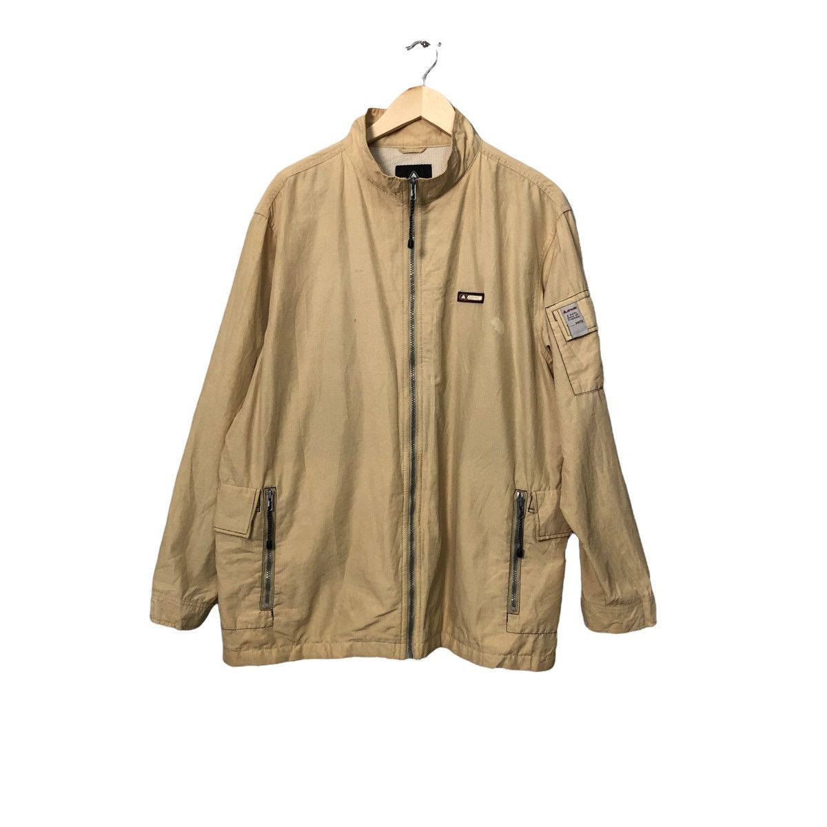image of Airwalk Zipper Ups Jacket in White Cream, Men's (Size XL)