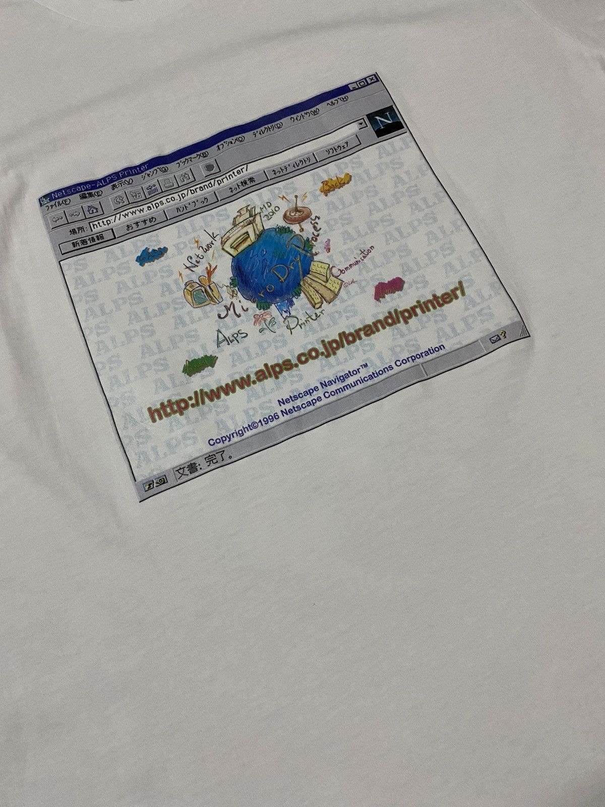 Microsoft Vintage 1996 Netscape Communication Corporation Tees Size US M / EU 48-50 / 2 - 4 Thumbnail