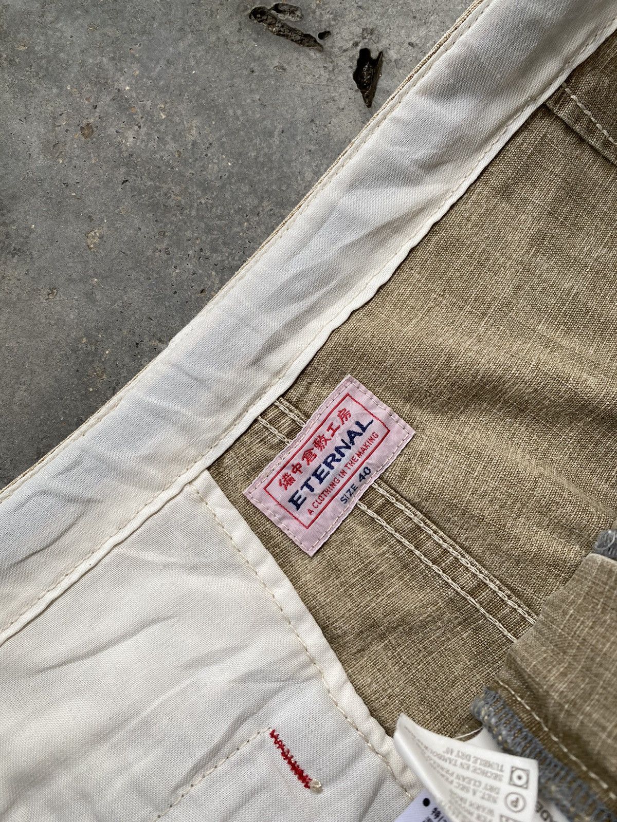 Eternal Vintage Eternal Selvedge Drawstring Hakama Denim Pants Size US 34 / EU 50 - 7 Thumbnail
