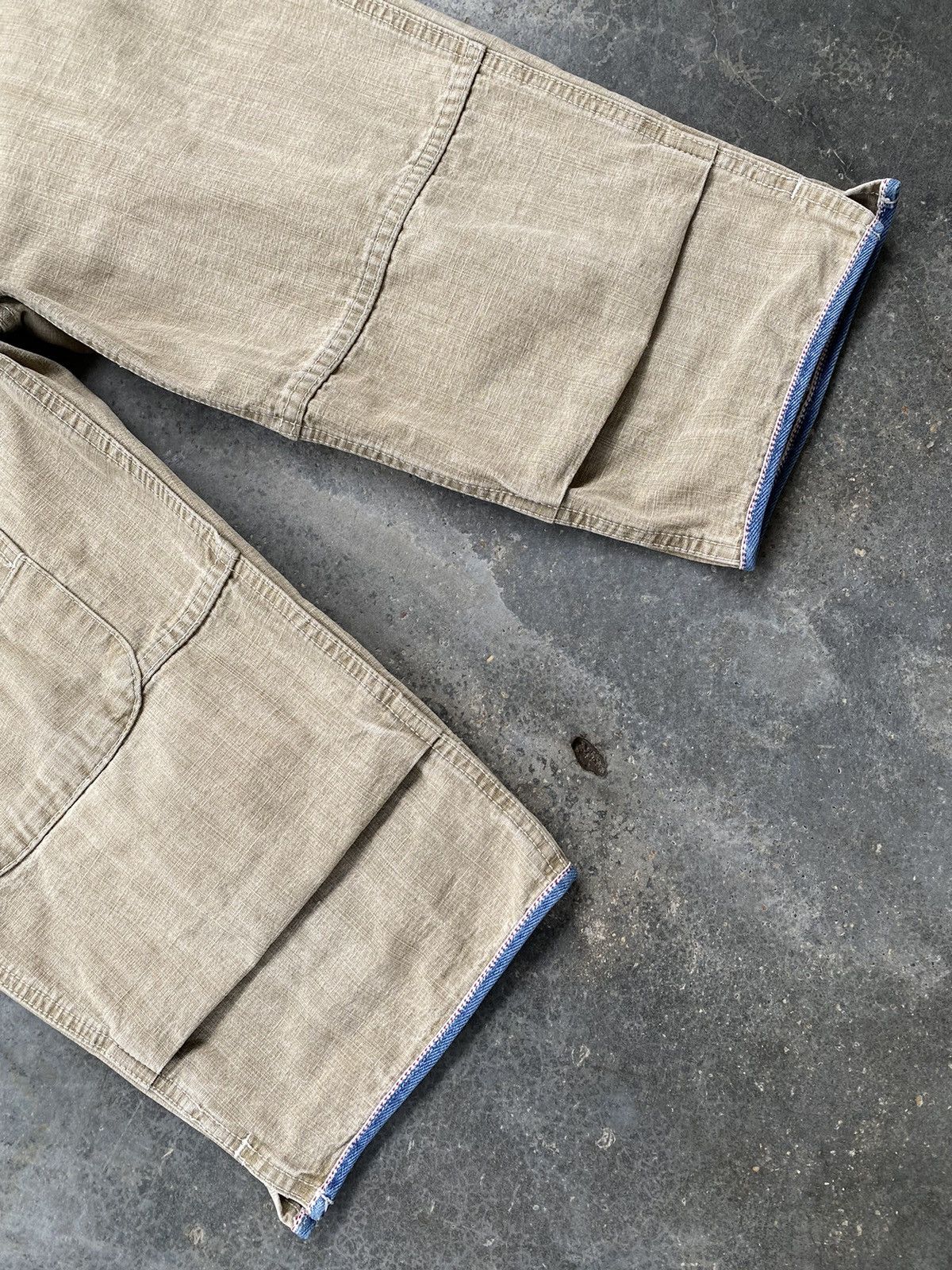 Eternal Vintage Eternal Selvedge Drawstring Hakama Denim Pants Size US 34 / EU 50 - 3 Thumbnail