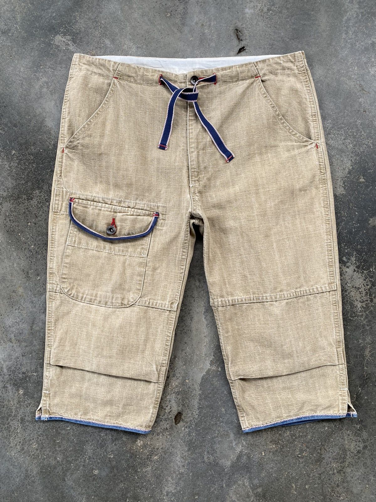 Eternal Vintage Eternal Selvedge Drawstring Hakama Denim Pants Size US 34 / EU 50 - 1 Thumbnail