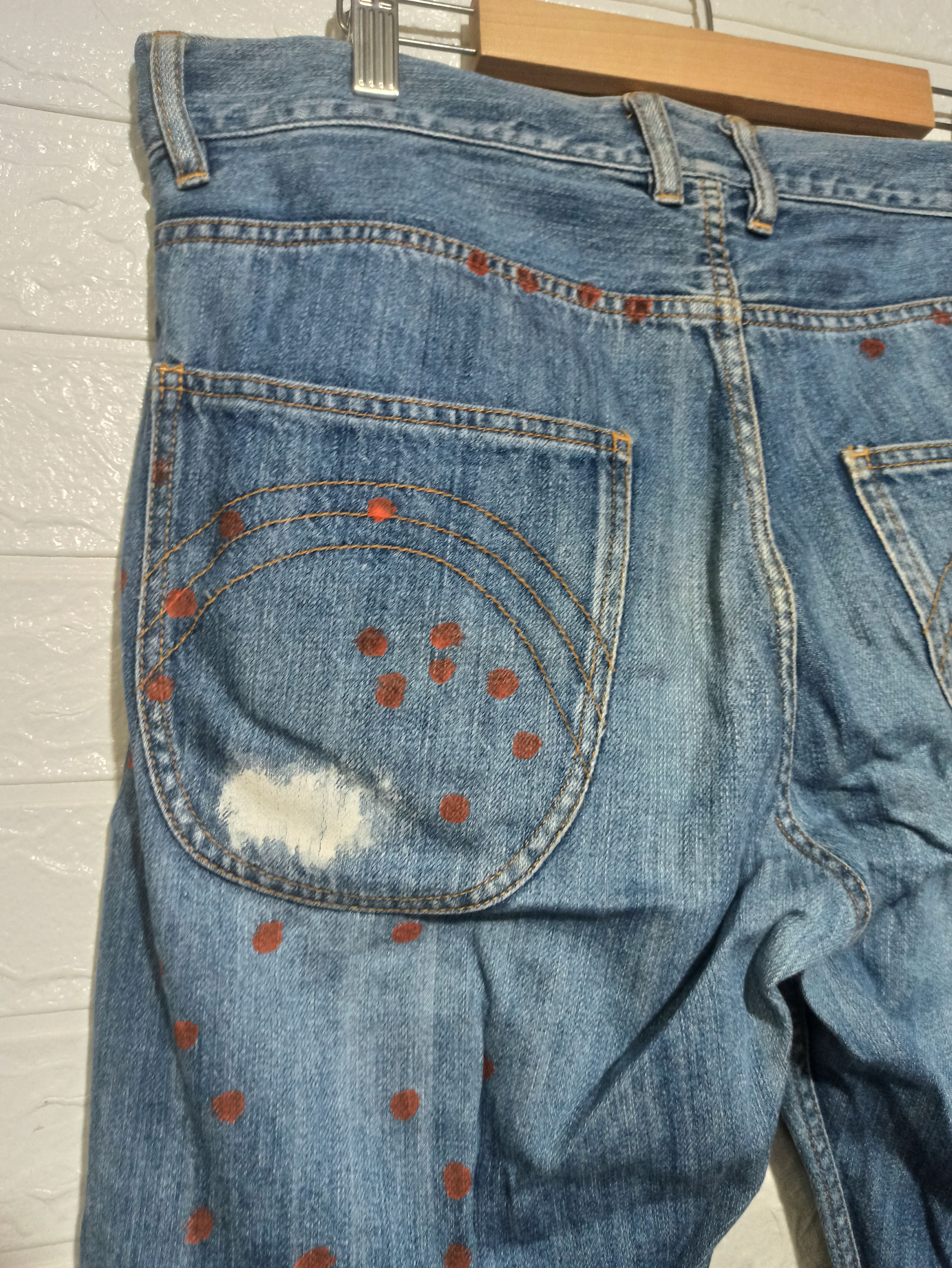 Japanese Brand 🔥Rare🔥Tsumori Chisato Polka Dot Jeans Size US 34 / EU 50 - 9 Thumbnail