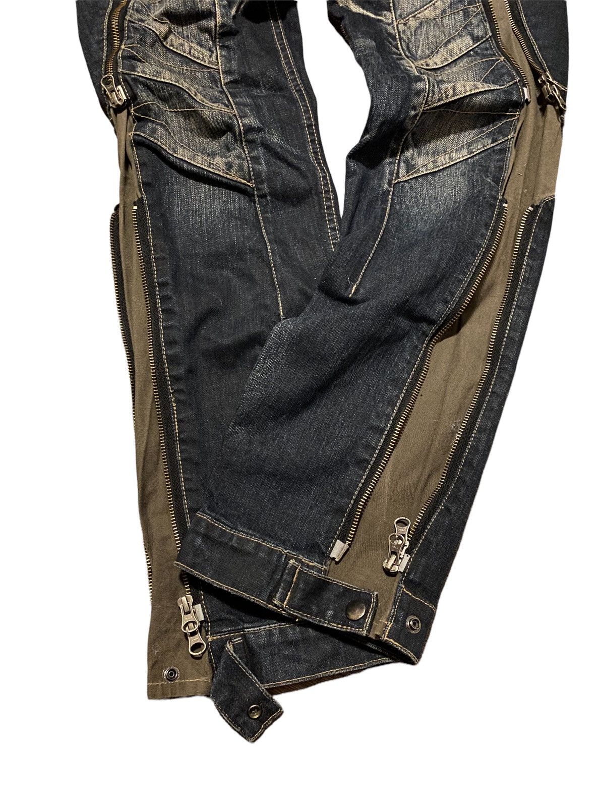 PPFM Cargo Zipper Denim Size US 31 - 3 Thumbnail