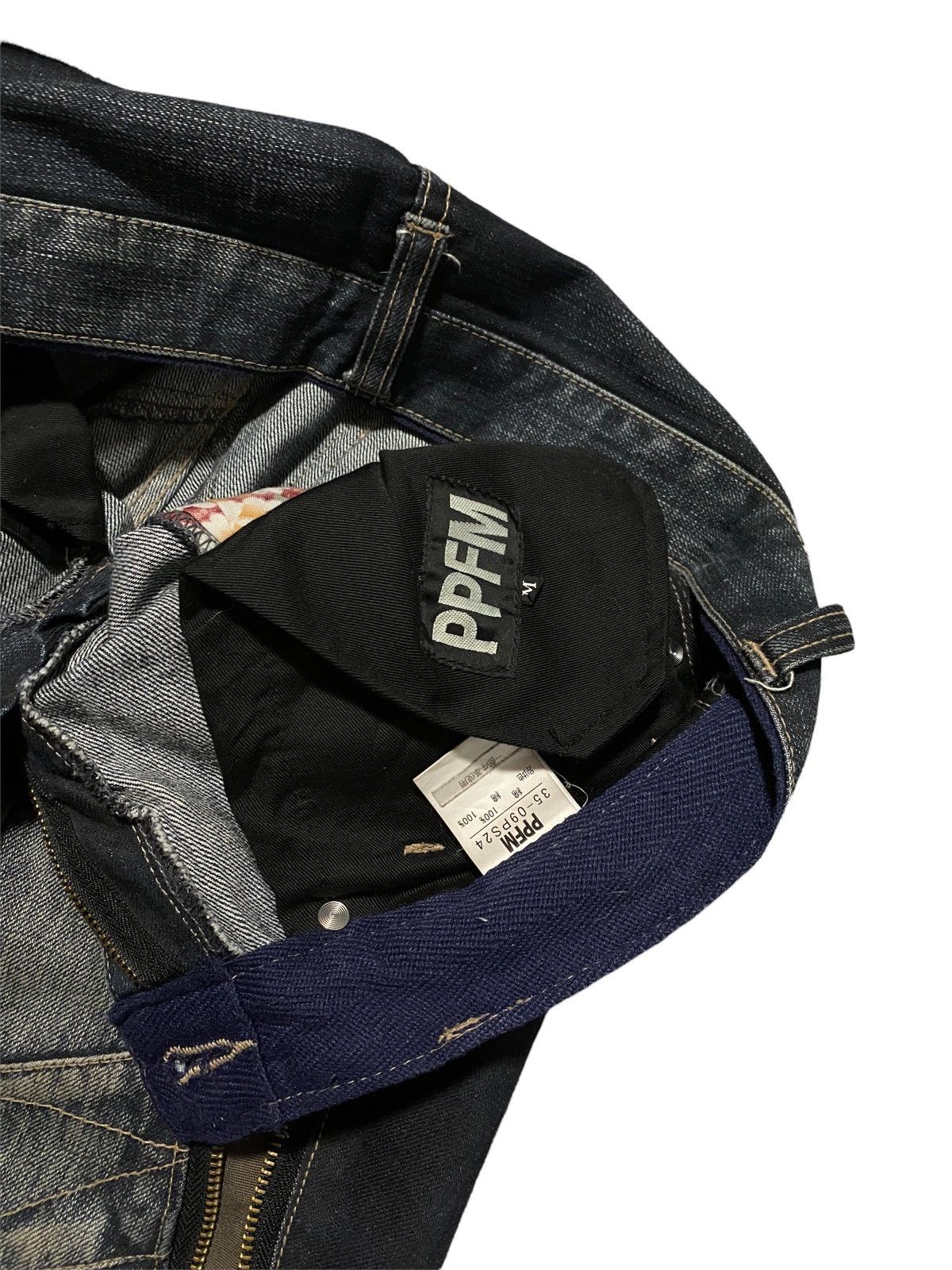 PPFM Cargo Zipper Denim Size US 31 - 7 Thumbnail