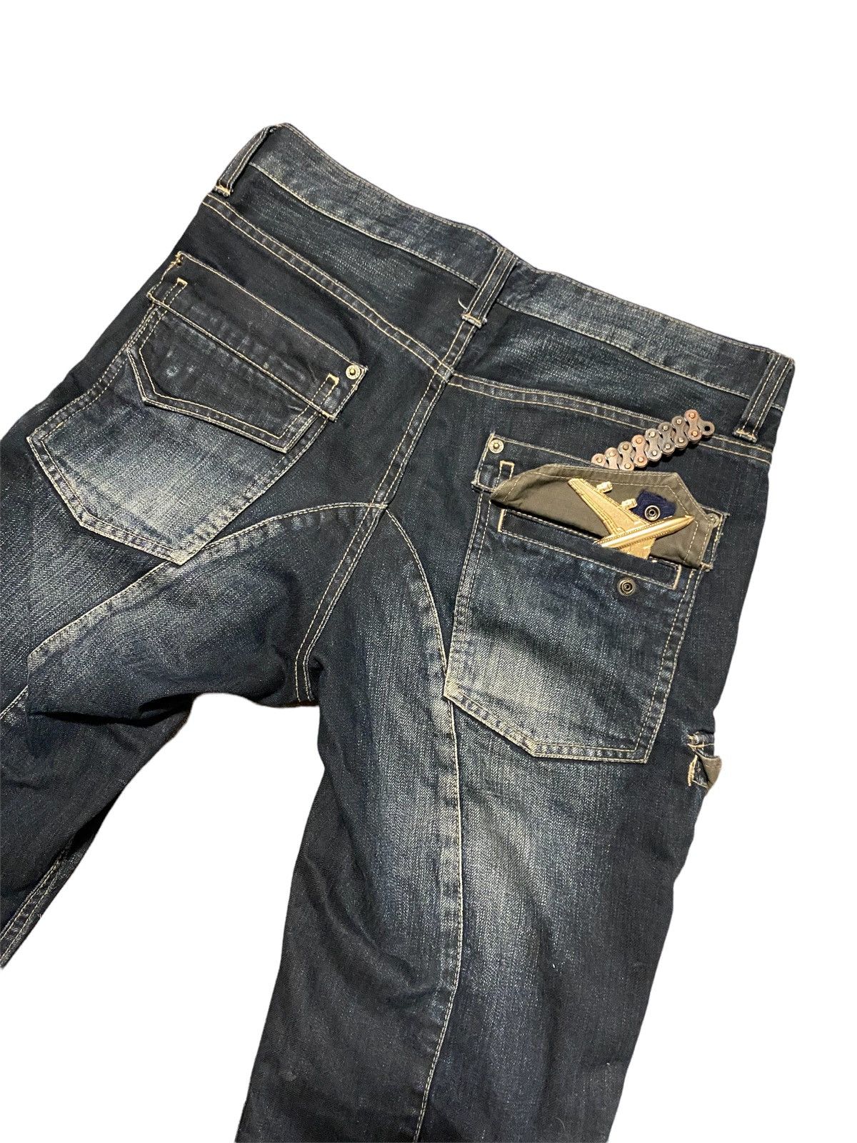 PPFM Cargo Zipper Denim Size US 31 - 6 Thumbnail