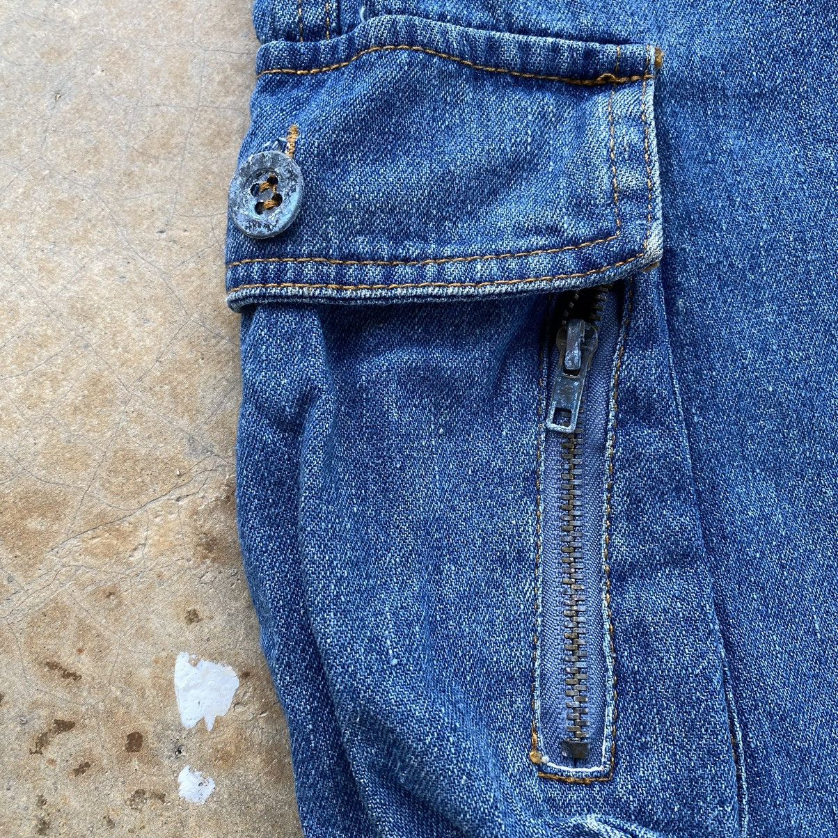 Vintage Vintage Italy Cargo Bottom Bell Distressed Pants Size US 30 / EU 46 - 10 Thumbnail