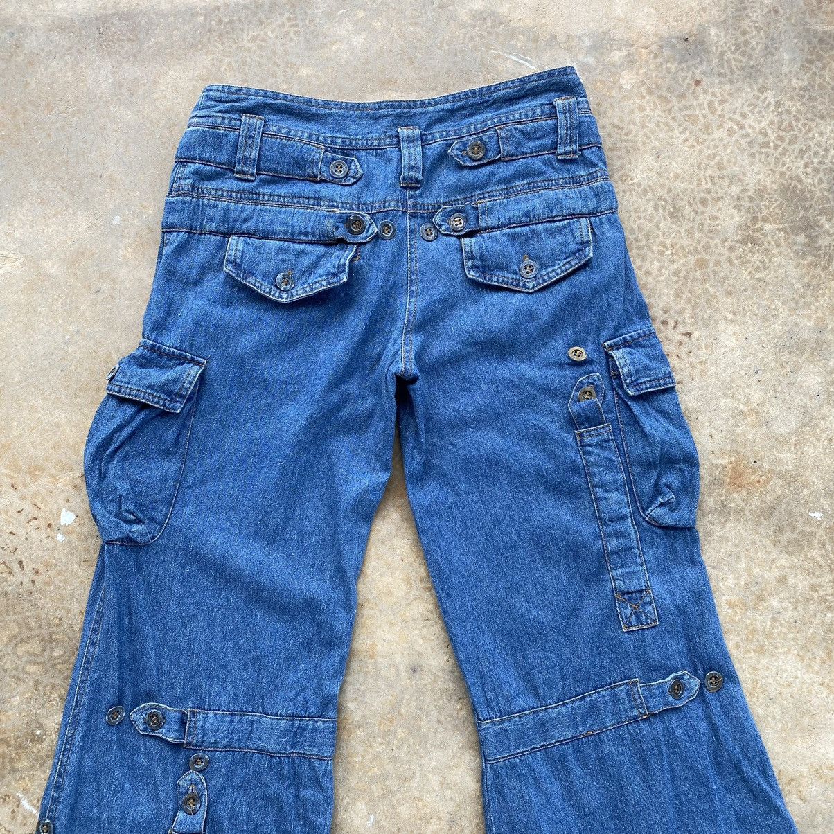 Vintage Vintage Italy Cargo Bottom Bell Distressed Pants Size US 30 / EU 46 - 19 Thumbnail