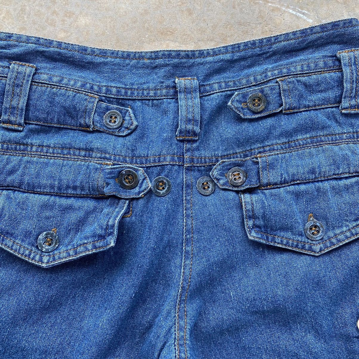Vintage Vintage Italy Cargo Bottom Bell Distressed Pants Size US 30 / EU 46 - 24 Thumbnail
