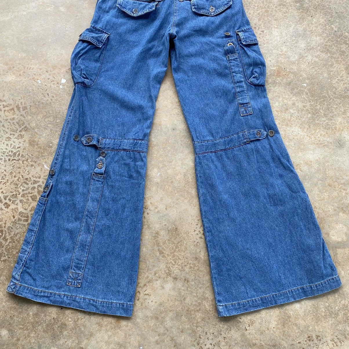 Vintage Vintage Italy Cargo Bottom Bell Distressed Pants Size US 30 / EU 46 - 18 Thumbnail