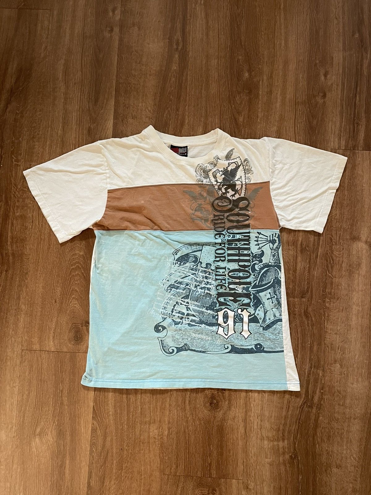 Southpole Y2K Southpole Tri Tone Graffiti Spellout Tshirt Size US L / EU 52-54 / 3 - 1 Thumbnail