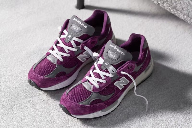 New Balance New Balance 992 Purple Size US 8 / EU 41 - 2 Thumbnail