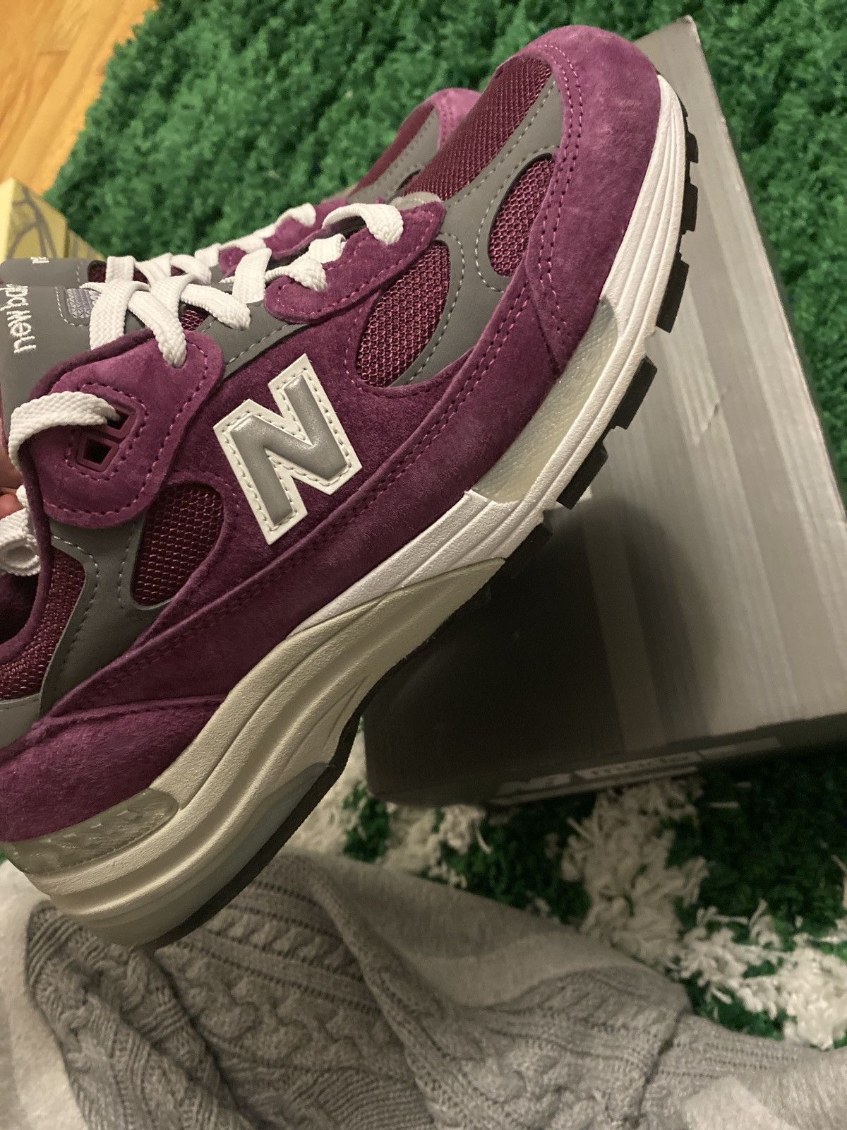 New Balance New Balance 992 Purple Size US 8 / EU 41 - 5 Thumbnail