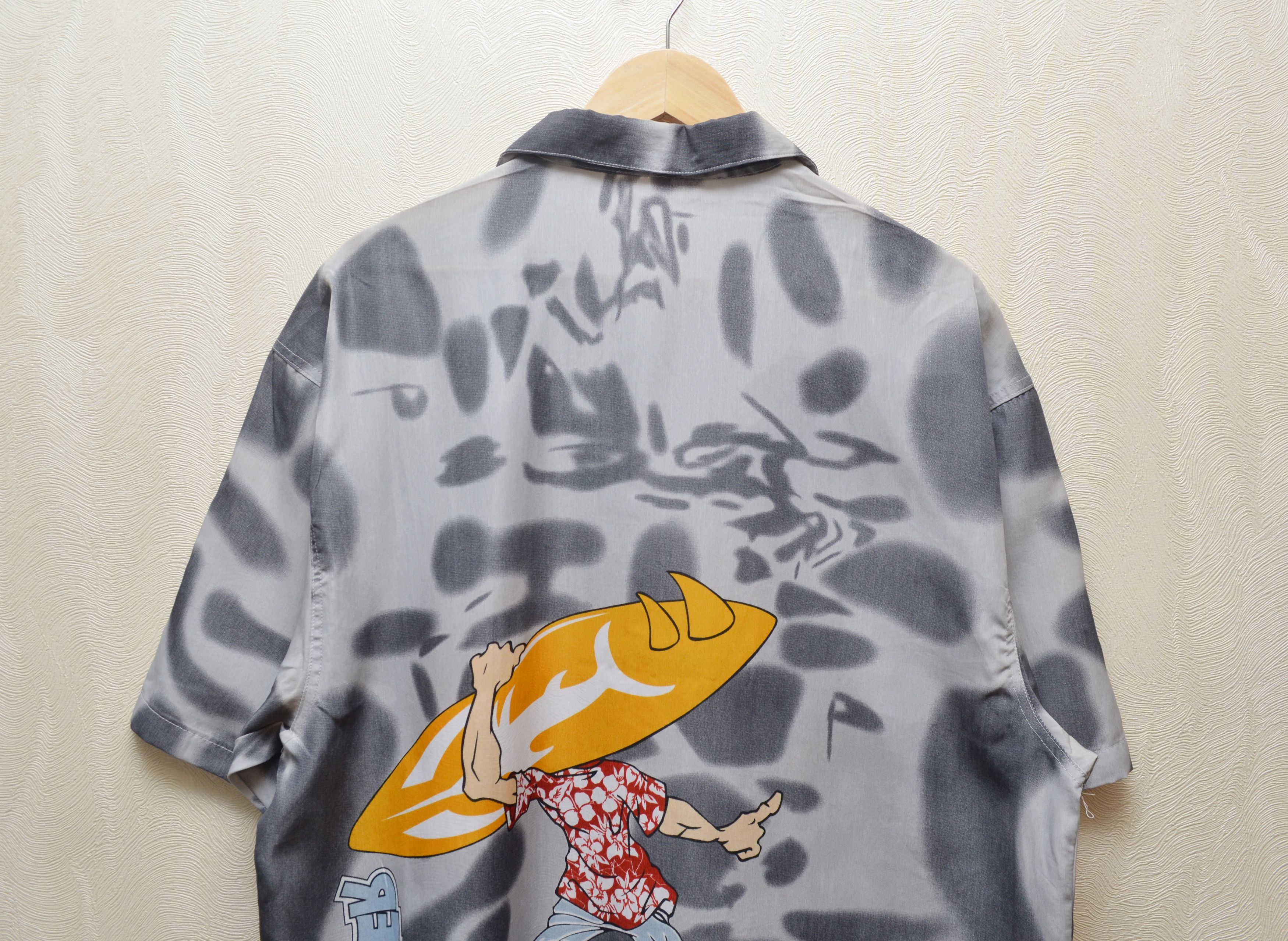 Japanese Brand × Vintage Rare Vintage K’s Dee Fashion Surf Printed Shirt Polyester Size US M / EU 48-50 / 2 - 7 Thumbnail
