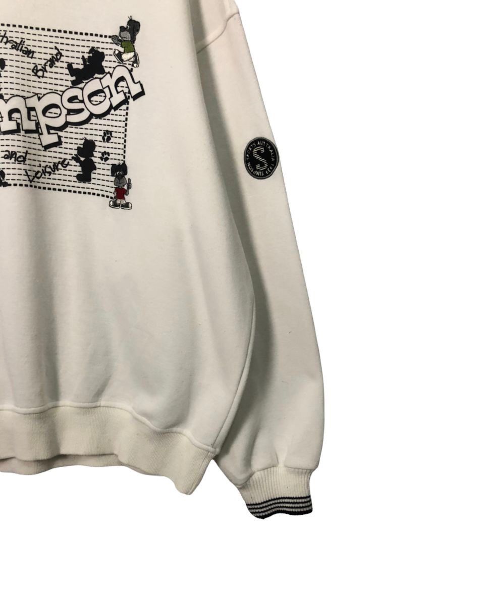 The Simpsons Vintage Simpson Sports Casual Big Logo Sweatshirt Size US XL / EU 56 / 4 - 2 Thumbnail
