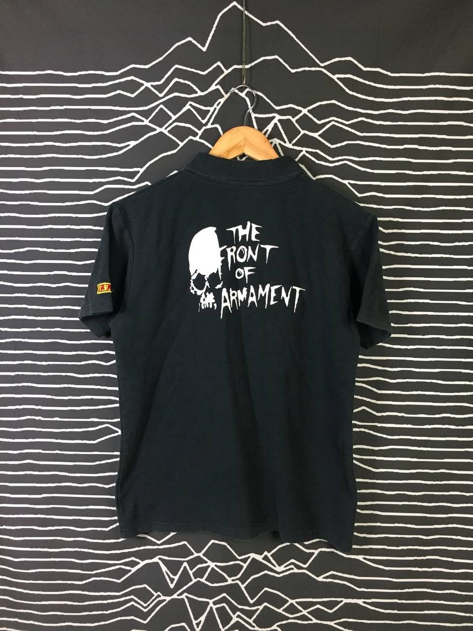 image of Anima x Vintage The Front Of Armament T.f.o.a Crow Zero Anime Tee in Black, Men's (Size Medium)
