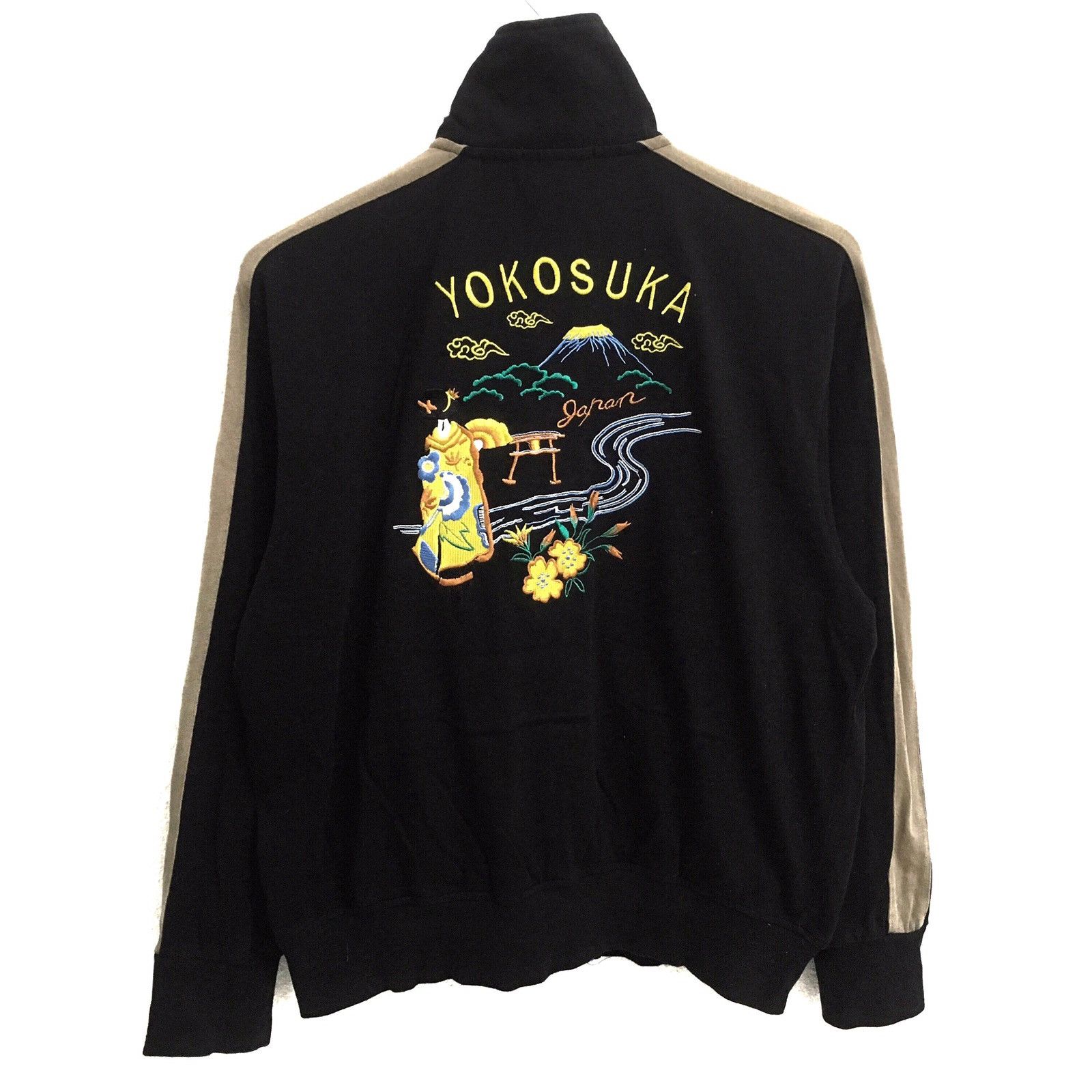 Japanese Brand × Vintage VINTAGE SUKAJAN YOKOSUKA JAPAN BIG LOGO EMBROIDERY SWEATER Size US M / EU 48-50 / 2 - 1 Thumbnail
