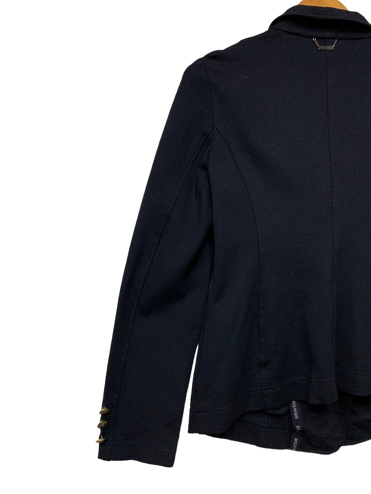 Balmain 🔥BALMAIN PARIS RAYON COMPOSITIONS JACKETS GOLD BUTTON Size M / US 6-8 / IT 42-44 - 7 Thumbnail