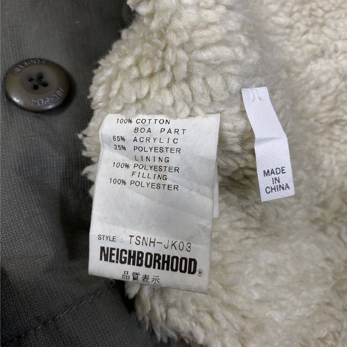 Neighborhood Vintage NEIGHBORHOOD M64 Japanese Brand Army Design Jacket Size US L / EU 52-54 / 3 - 11 Thumbnail