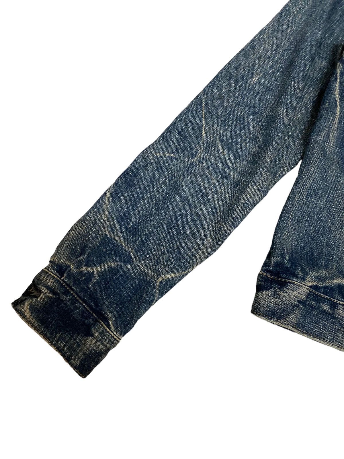 Japanese Brand × Vintage Vintage Domingo Japanese Distress Denim Jacket Size US S / EU 44-46 / 1 - 5 Thumbnail
