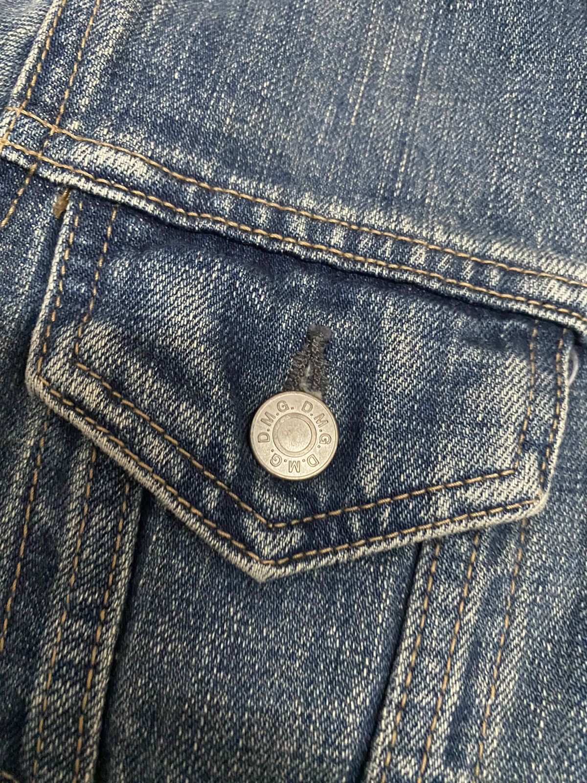 Japanese Brand × Vintage Vintage Domingo Japanese Distress Denim Jacket Size US S / EU 44-46 / 1 - 6 Thumbnail