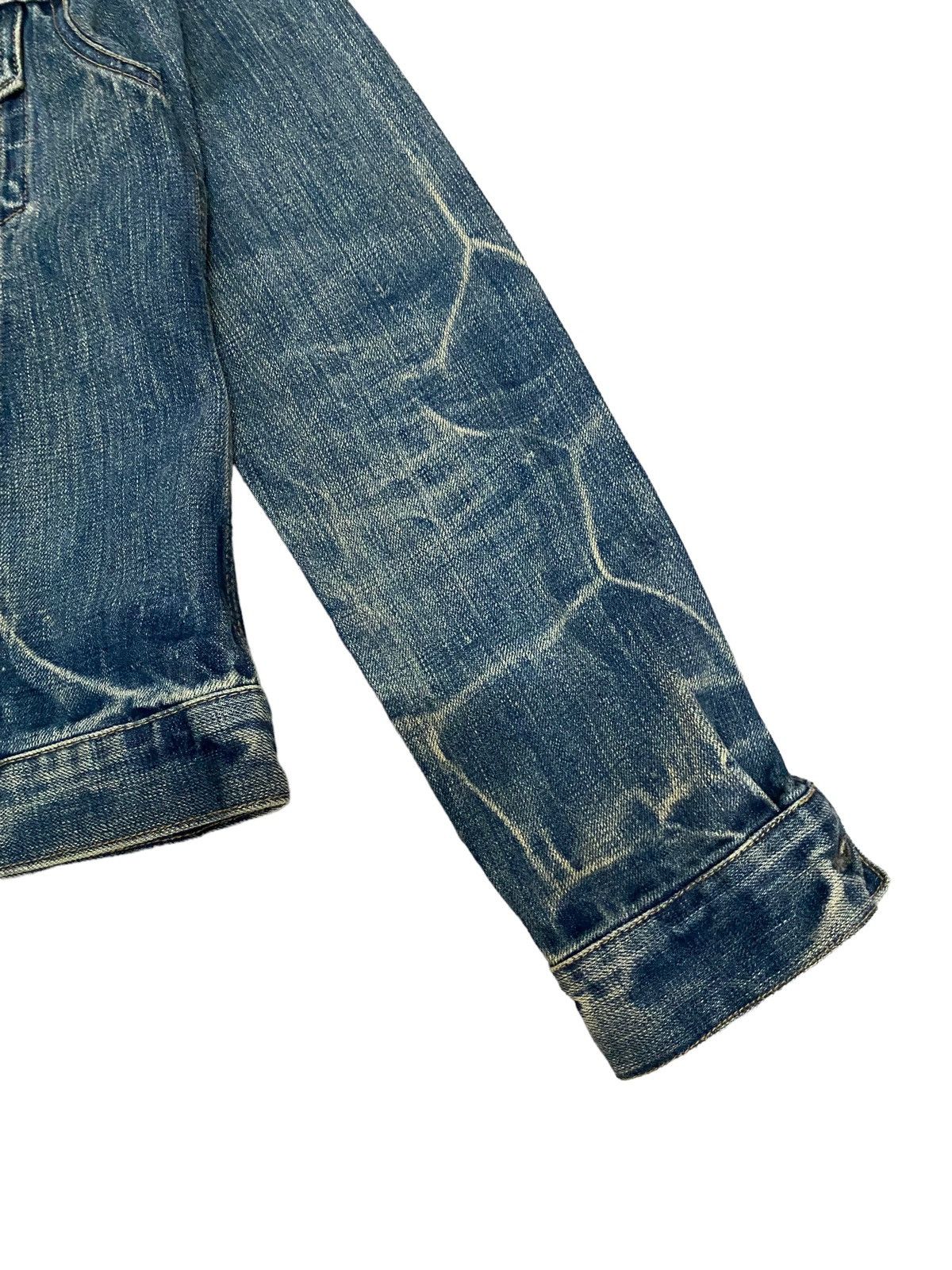 Japanese Brand × Vintage Vintage Domingo Japanese Distress Denim Jacket Size US S / EU 44-46 / 1 - 4 Thumbnail