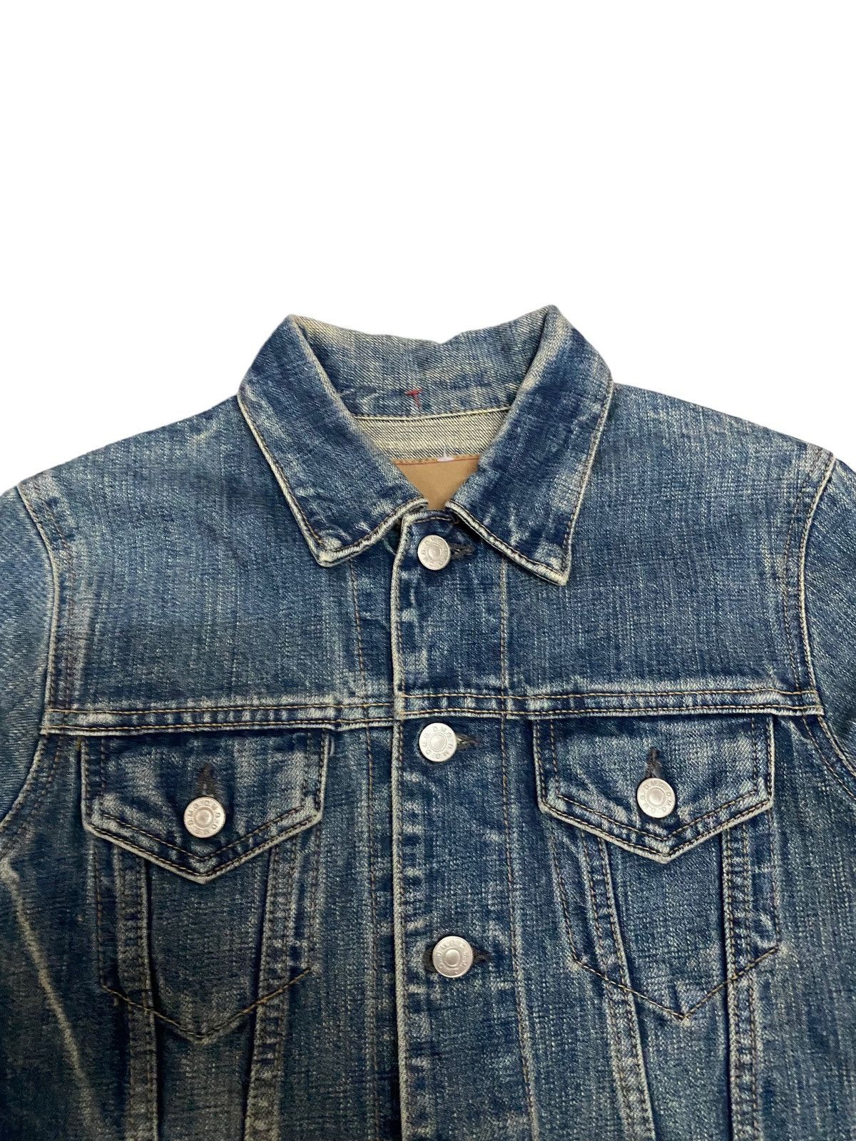 Japanese Brand × Vintage Vintage Domingo Japanese Distress Denim Jacket Size US S / EU 44-46 / 1 - 3 Thumbnail