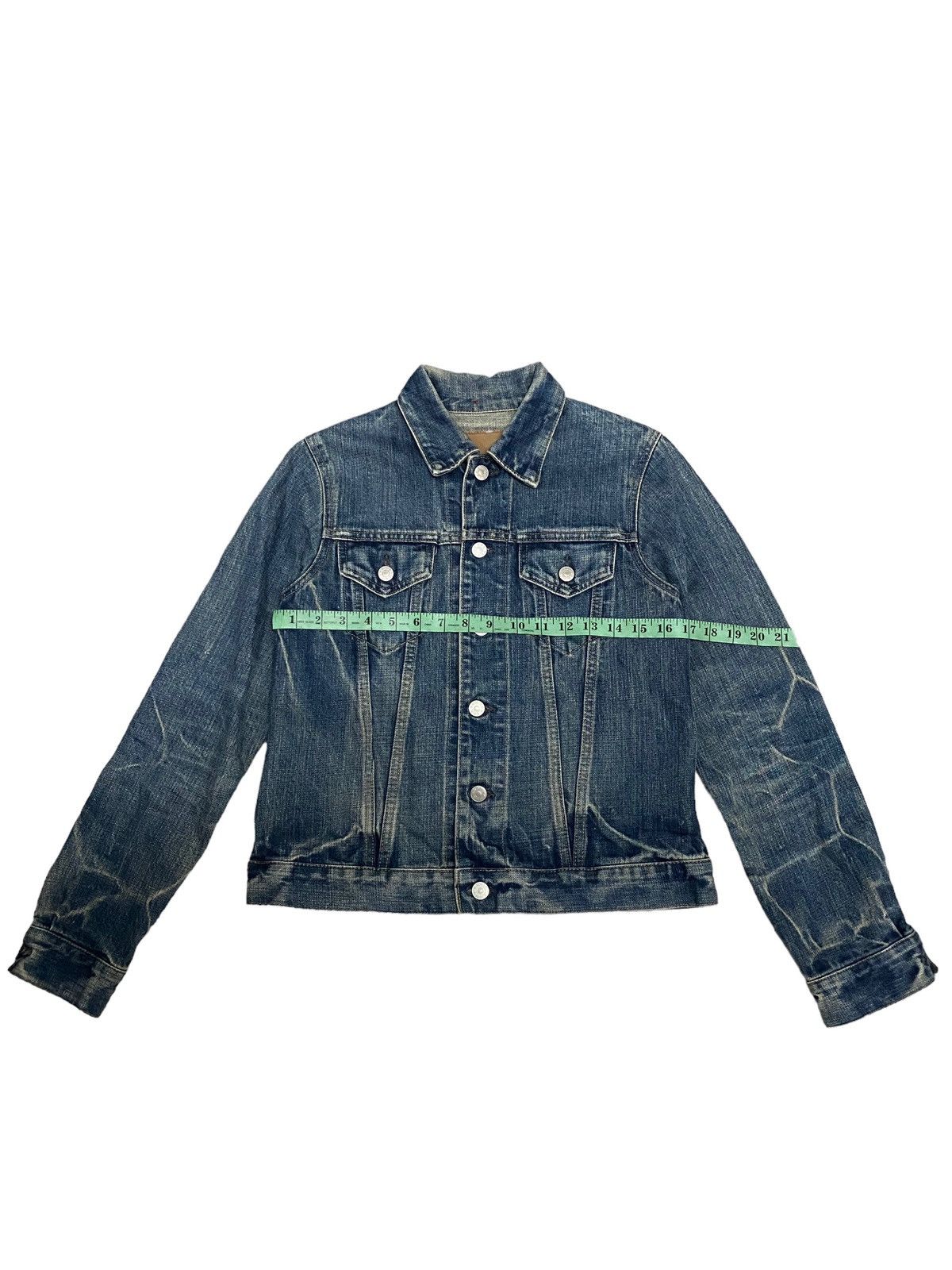 Japanese Brand × Vintage Vintage Domingo Japanese Distress Denim Jacket Size US S / EU 44-46 / 1 - 10 Thumbnail