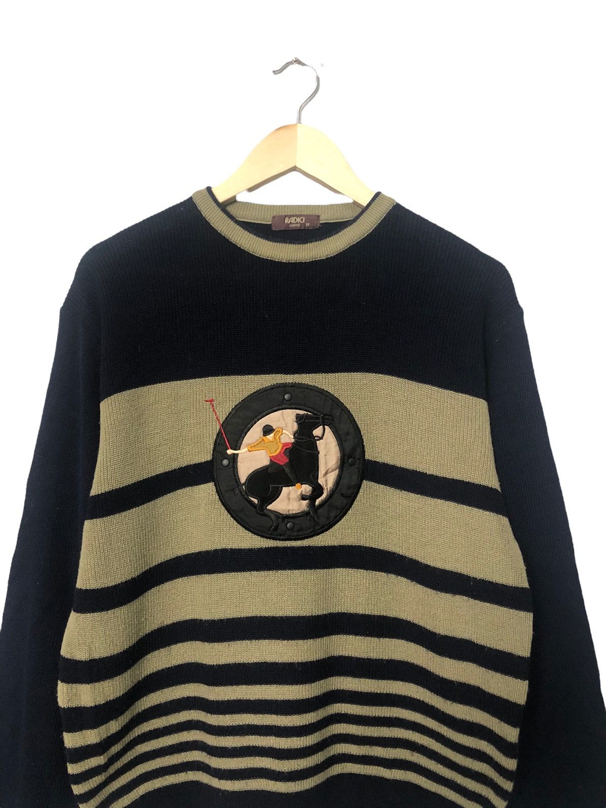 Aran Isles Knitwear Vintage Radici Uomo Big Logo Knitwear Sweater Jumper Size US M / EU 48-50 / 2 - 4 Thumbnail