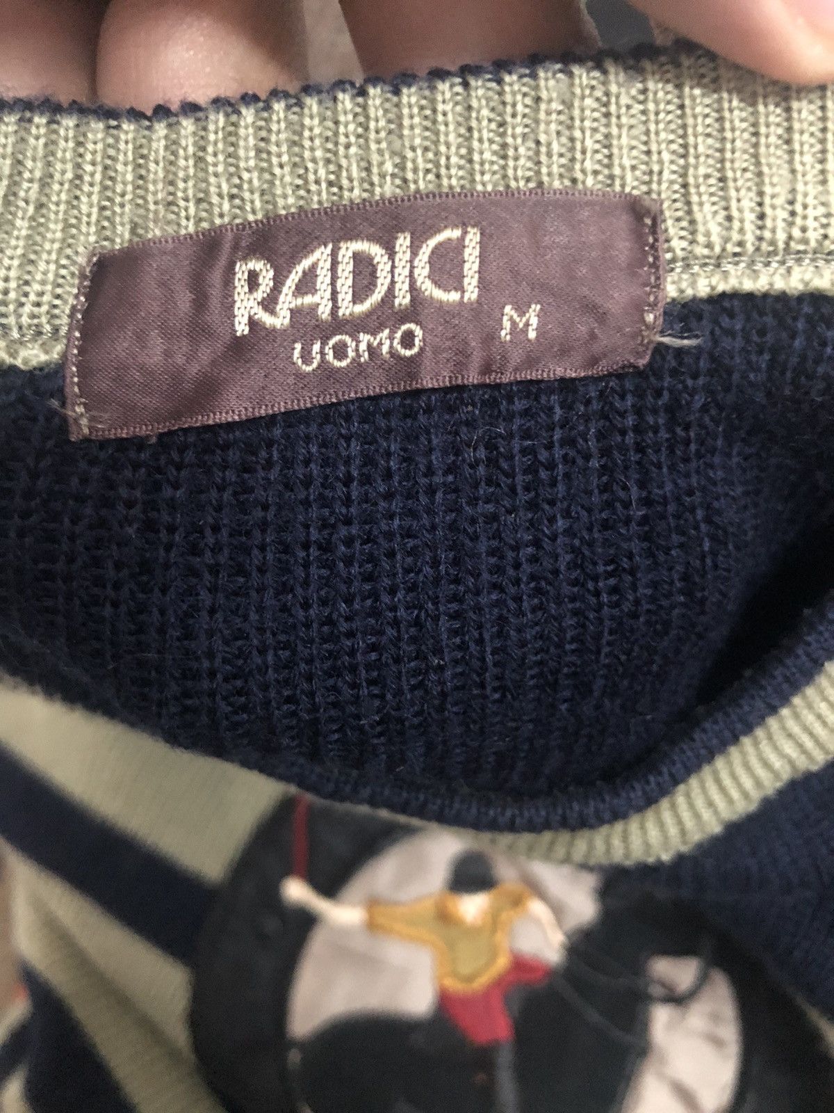 Aran Isles Knitwear Vintage Radici Uomo Big Logo Knitwear Sweater Jumper Size US M / EU 48-50 / 2 - 9 Thumbnail